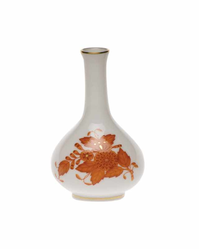 Chinese Bouquet Rust Small Bud Vase